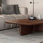 Table basse rectangulaire en bois massif noisette-320374911
