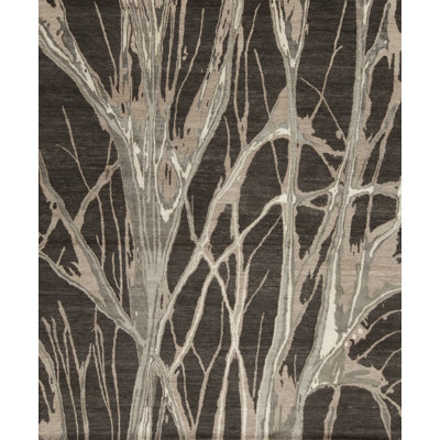 Modern Tibet Hand Knotted Abstract Area Rug