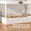 Pet Cage with Openable Top & Lock, Hut,  Accessories