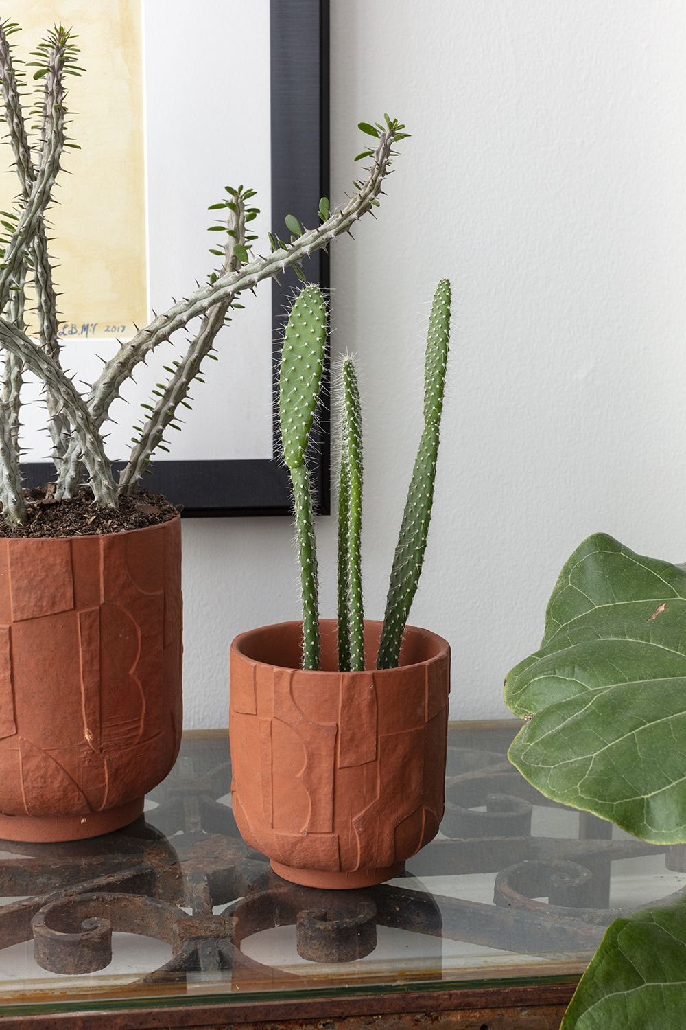 Xanthe Ceramic Pot Planter, 5" H x 4.75" W x 4.75" D