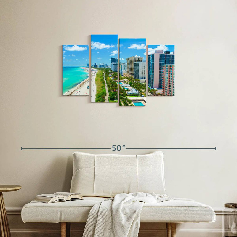 Lynelle Miami's South Beach, 22" H x 36" W