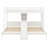 Multi-Functional Wood Bunk Bed with Desk, Storage Shelves, Reading Lamp-892615660