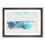 Blue Boat upon the Beach - Picture Frame Graphic Art Print-56872032-56872033