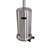 Stainless Steel 46000 Patio Heater - Gray, Quiet Heating System Move Easily With Rolling Design