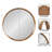 Artena Wood Round Mirror-2136599584-2136599598