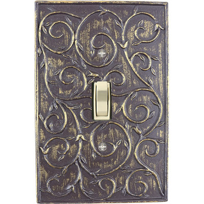 Plants & Flowers 1 - Gang Toggle Light Switch Standard Wall Plate