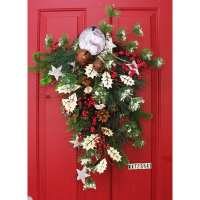 Handcrafted Faux Berry Foam 24'' Wreath