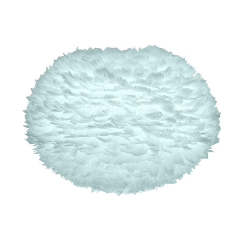 Abat-jour fantaisie 1 lumière Eos, H 15,70 po x l 23,60 po, Bleu clair