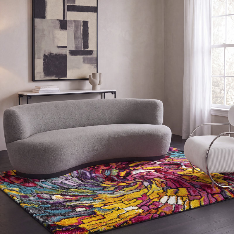 Cleveland Performance Abstract Rug, Rectangle 5'1" x 7'6"