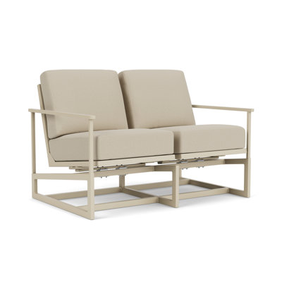 Outdoor Summit Rocker Bench with Cushions