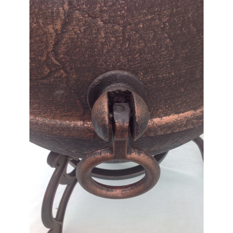 Toledo Column Cast Iron Smokeless Chimnea, 115cm H x 41.5cm W x 41.5cm D, Bronze