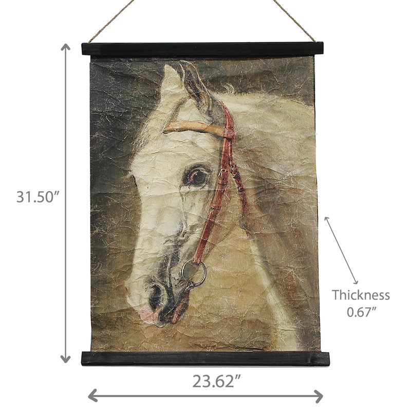Cheval suspendu en papier Crinkle