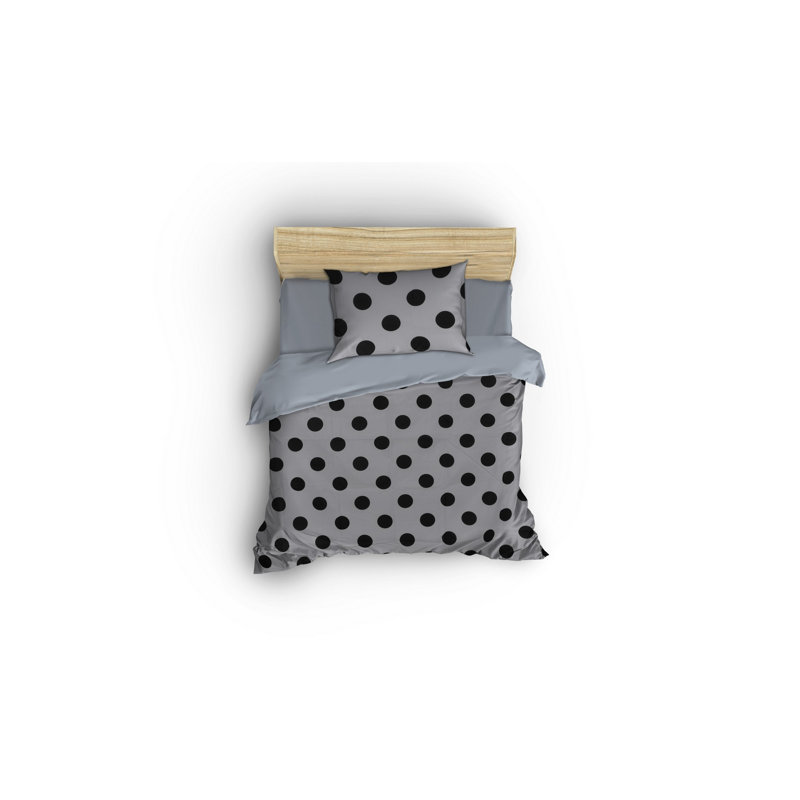 Ensemble de housse de couette Helge, Housse de couette 63 "x 87" + 1 taie d'oreiller st, Bleu clair