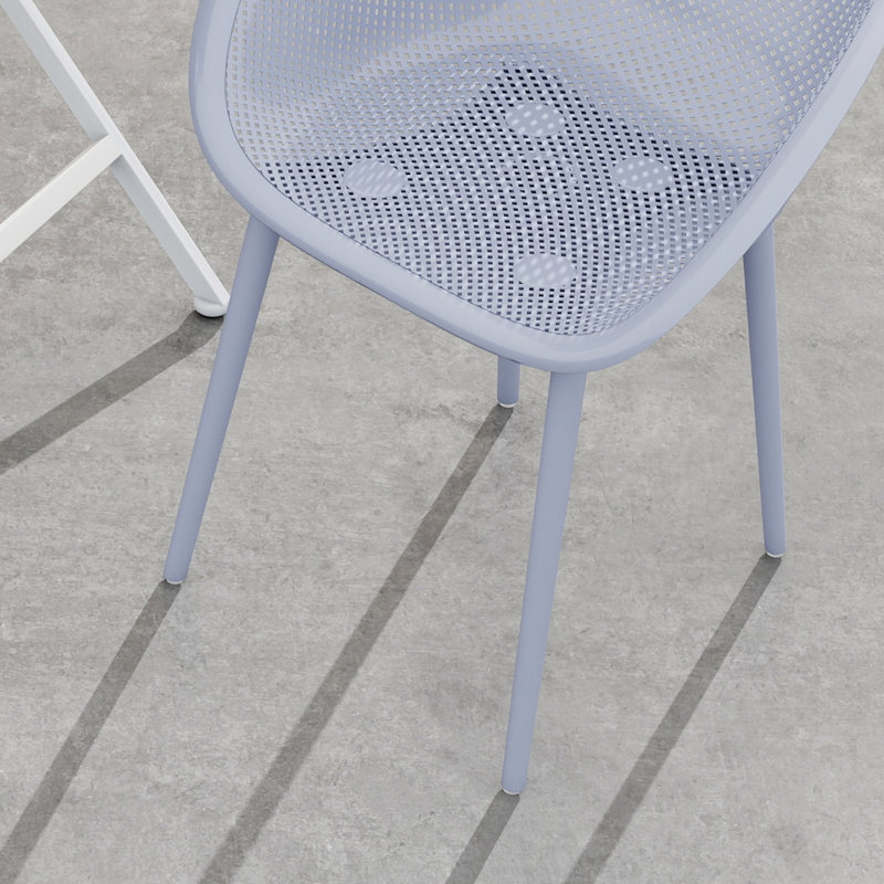 Ensemble de salle à manger pour 2 personnes avec table carrée , Bleu clair bébé