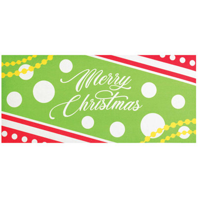 Doormat Insert Merry Christmas 22x10