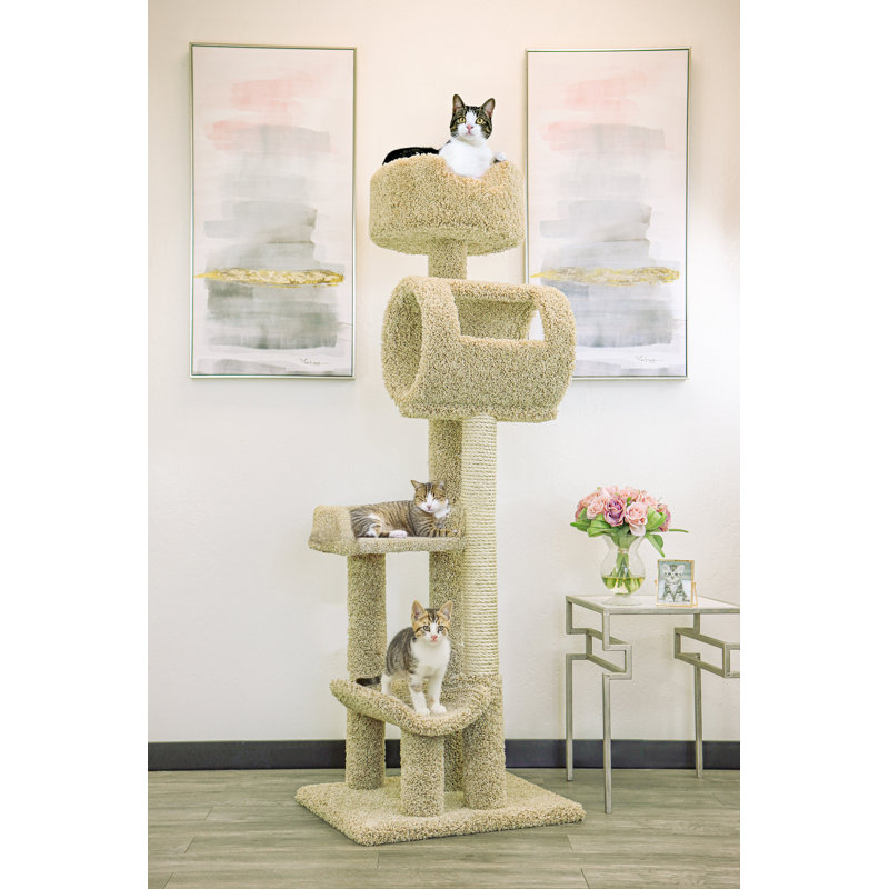 Tour pour chat 69 po New Cat Condos, Beige
