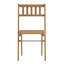 Chaises de bistro de patio pliantes en bois d'acacia intérieur / extérieur Enerson