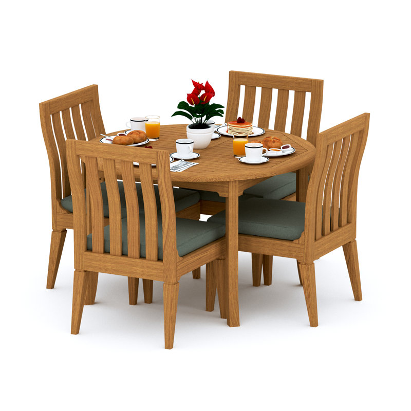Ensemble repas extérieur pour 4 personnes Caranas