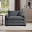 Fauteuil d'appoint simple en velours côtelé-1718045424