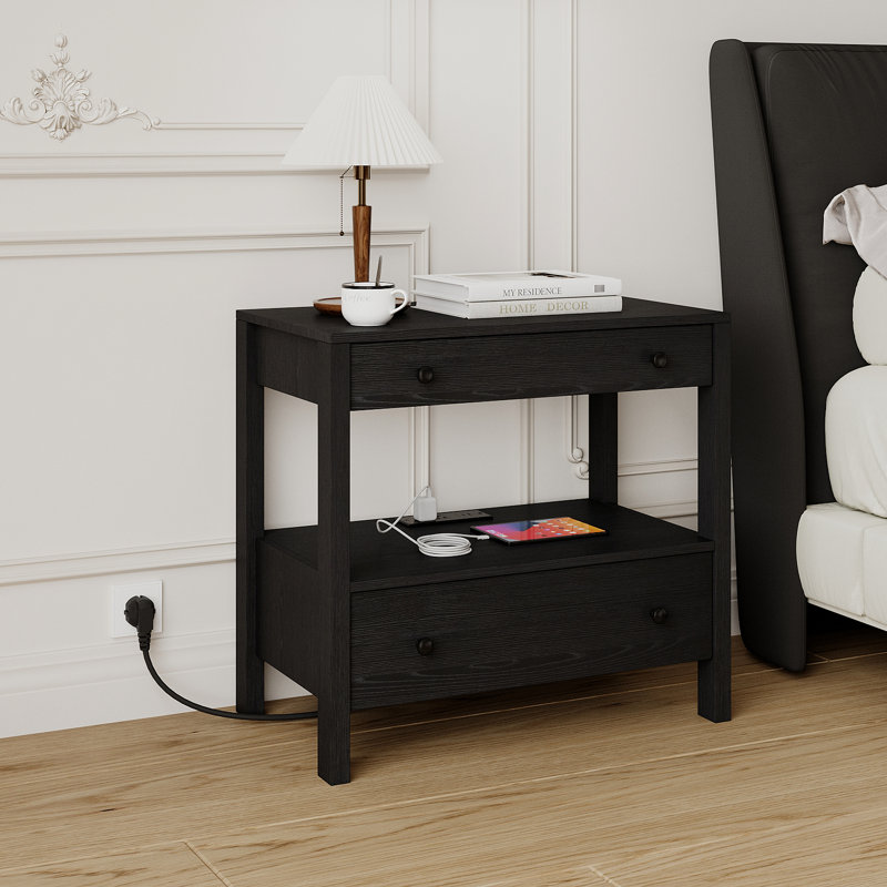 Table de chevet Rae, Black
