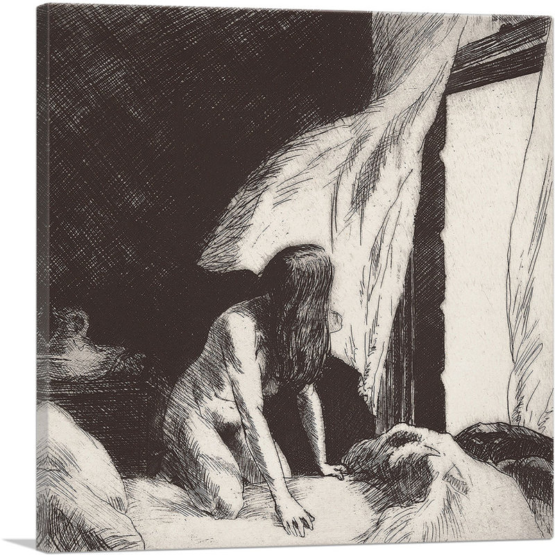 «Evening Wind 1921» - reproduction, H 18 po x l 18 po x P 1,5 po