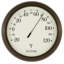 Thermomètre à cadran rond la crosse technology analog