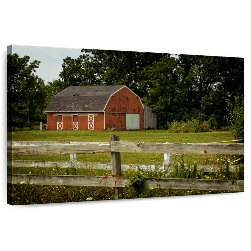 Lilie Rural Farm Barn, 8" H x 12" W
