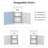Ensemble de 2 tables de chevet avec tiroirs-1050517902