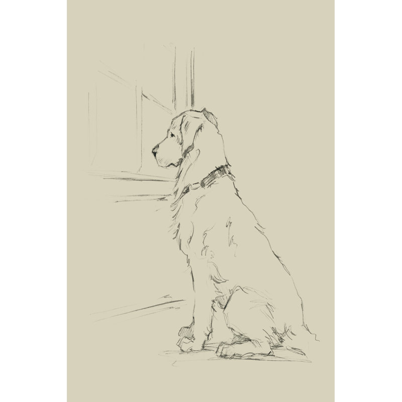 «Waiting for Master IV», reproduction d'art sur toile, H 12 po x l 8 po