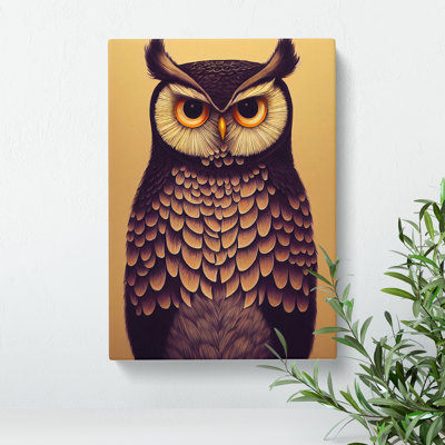 A Fabulous Owl - Wrapped Canvas