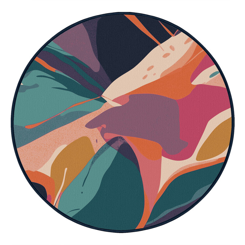 Chroma Stream Rug, Round 8'