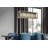 Palencia 4-Light Rubber Wood Island Chandelier with Organza Shade
