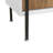 Dayne 45"H 3-Tier Bookshelf with Sliding Door Cabinet