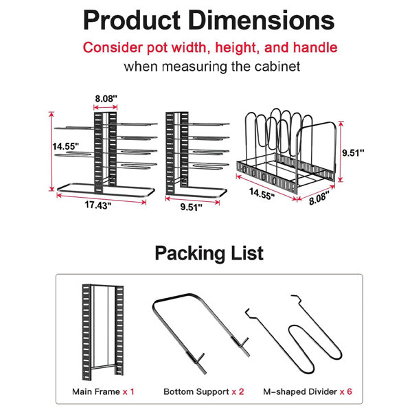 Dimensions du produit