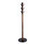 Flapper 9-Hook Freestanding Coat Rack, Solid Wood with Flip-Down Hooks for Entryway, Bedroom, Office-25778971