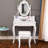 Hoglund Vanity with Mirror and Seat-693869493