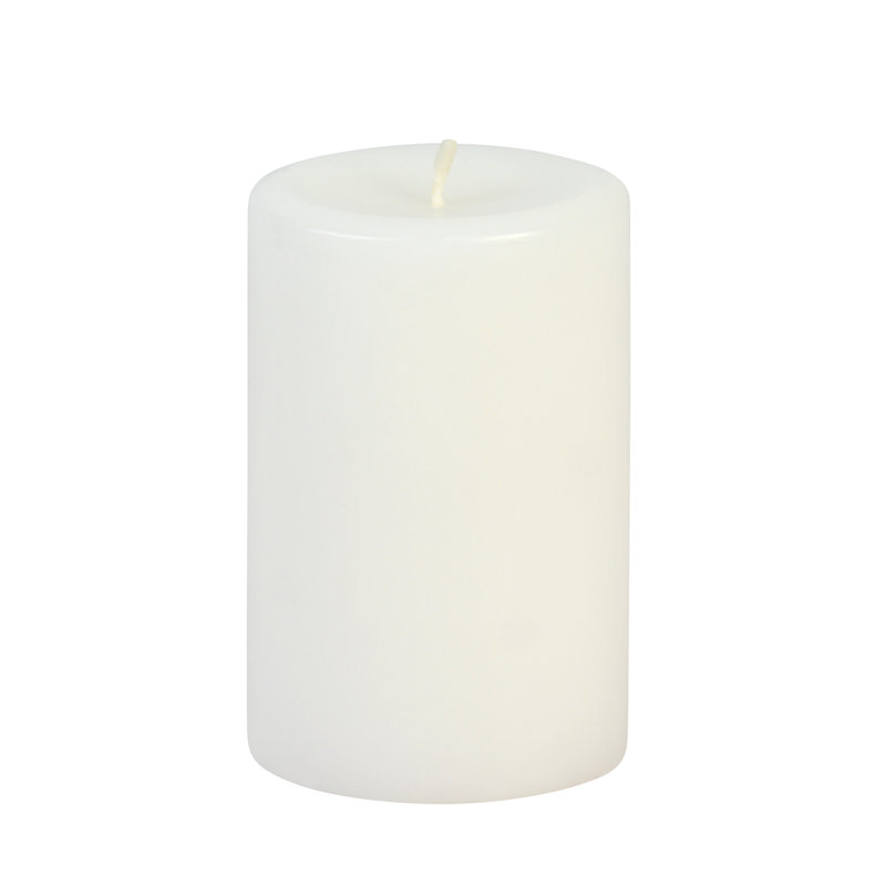 Bougie cylindrique sans parfum, Blanc, 1, H 3 po x l 2 po x P 2 po
