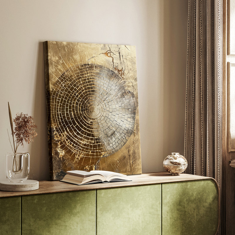 Série ABSTRACT CXC - Toile tendue avec châssis de qualité supérieure - Prêt à être accroché, H 27 po x l 18 po