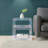 Modern 20" Acrylic 3-Tier End Table - Minimalist Nightstand & Side Table-922087101
