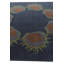 Tapis carré bleu marine Myrick
