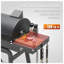 Barbecue au charbon avec chariot Feasto