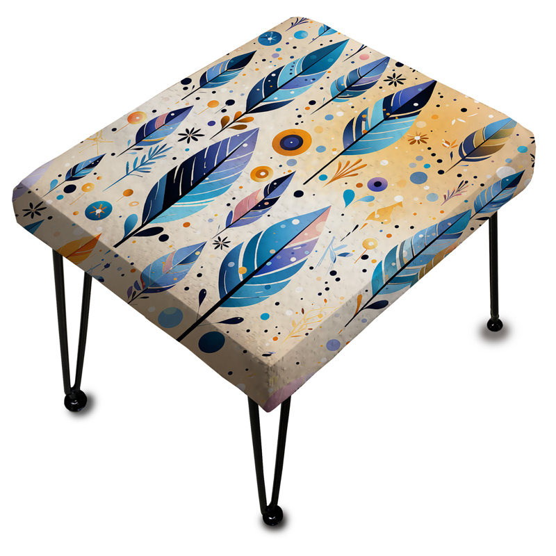 Tribal Dreamscape Boho Pattern - Boho Rectangle Ottoman