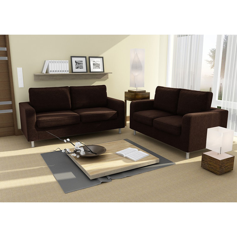 Miral Loveseat, Brown