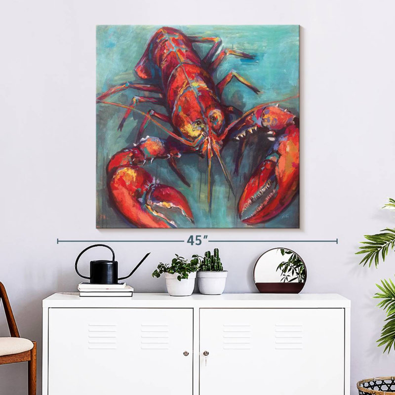 Crowle Lobster, H 33 po x l 33 po
