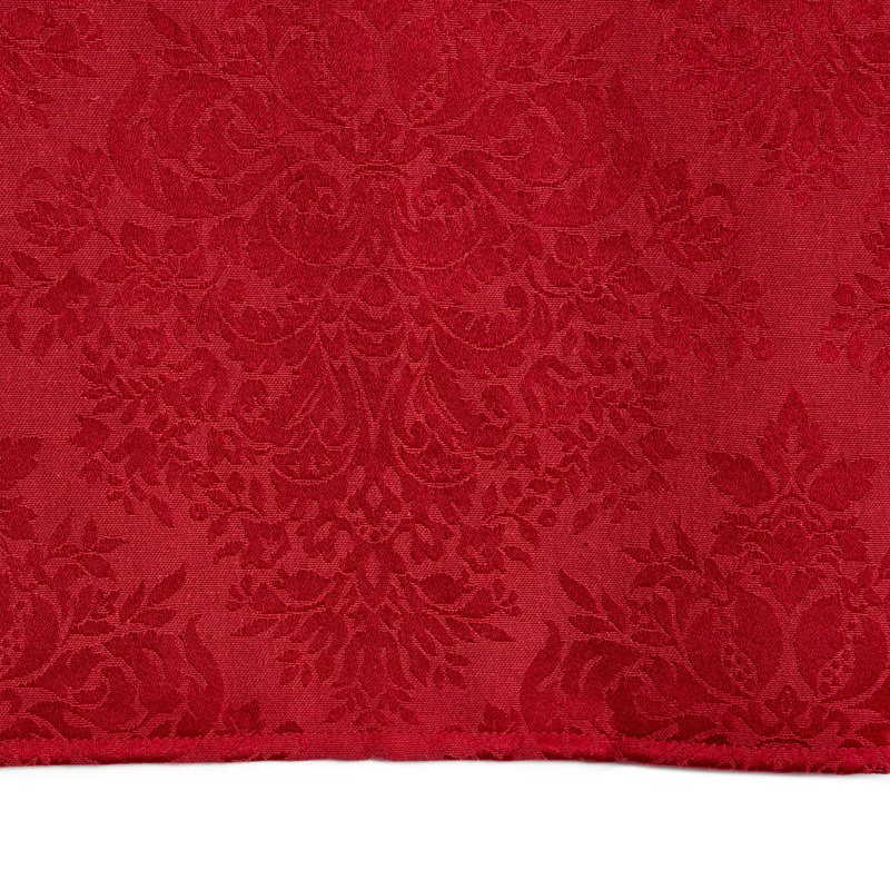 Nappe East Broadway, 70 po x 70 po, Rouge