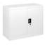 Hilliard Metal Storage Cabinet with Lock, 2 Doors,  1 Shelf Storage Cupboard for Files, Tools-35991058-35991060