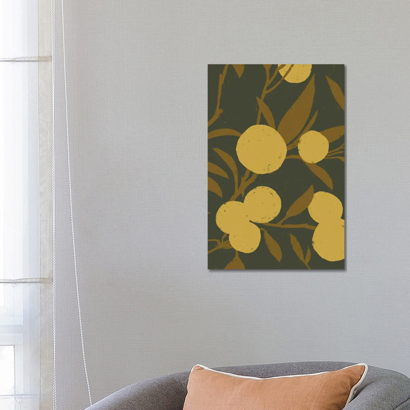 Golden Satsuma II 1 Piece Wrapped Canvas Painting, 66.04 cm H x 45.72 cm W