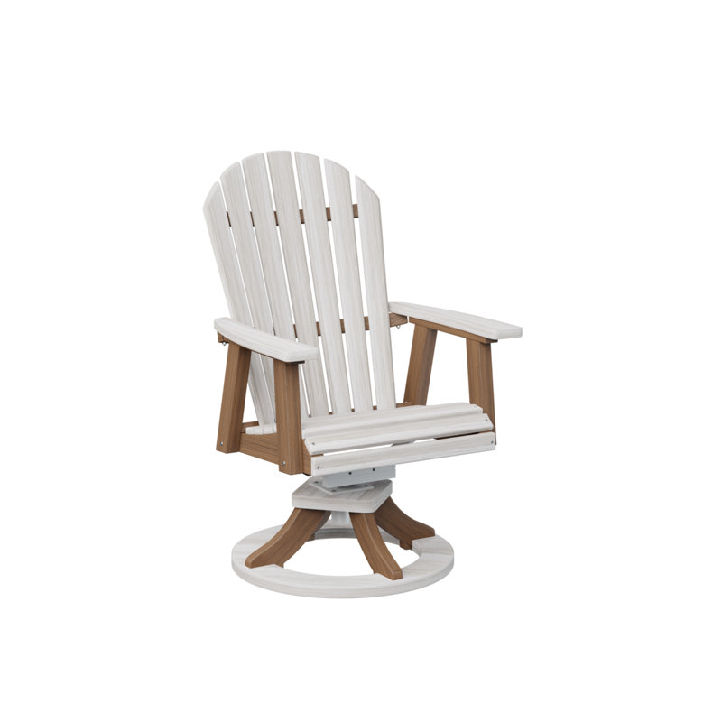 Chaise berçante berçante Berlin, Ivory/Antique Mahogany