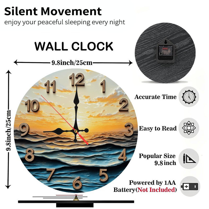 Horloge élégante en nuage