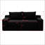 Canapé-lit en mousse viscoélastique à mémoire de forme, lit convertible pliant convertible 2 en 1, assise en velours côtelé pour petits espaces-132952627